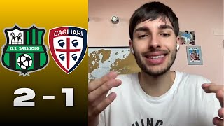 SASSUOLO CAGLIARI 2-1 | LA FIDUCIA È AI MINIMI STORICI...