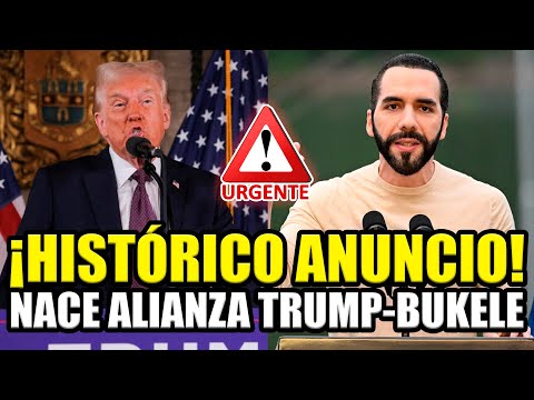 🚨URGENTE MEGA ANUNCIO DE BUKELE CON TRUMP QUE SACUDE AL MUNDO | BREAK POINT