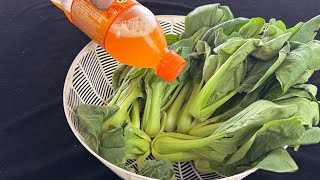 把饮料在蔬菜上喷一喷，没想到还有这个大作用，真是涨知识了