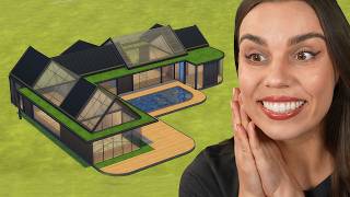 Building a Glass House in The Sims