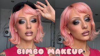 early 2000s "bimbo" makeup