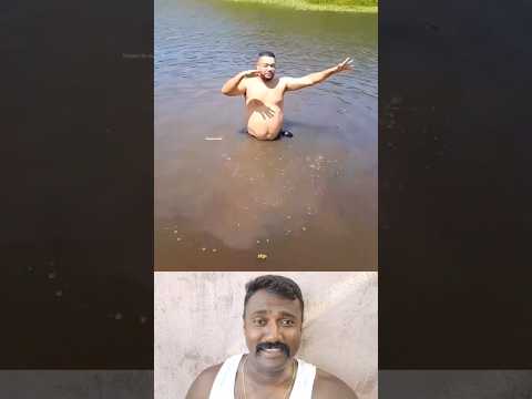 Scary Moment Brother Finds FISH Stuck Under His Foot! #fishing #fishingvideo #funny #fun #viralshort