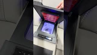 Sofa with beverage cooler at Costco!