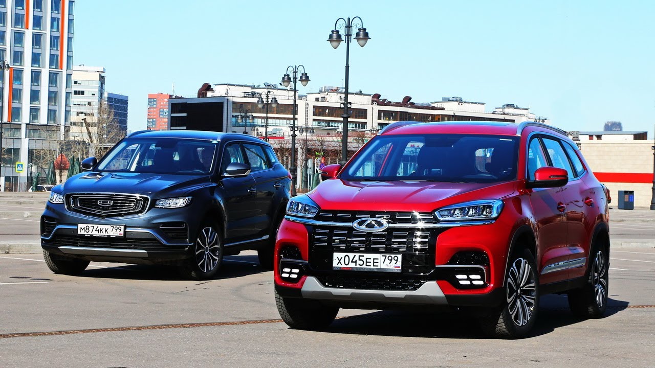 Geely Atlas Pro и Chery Tiggo 8: робот или автомат? И бензин АИ-92 / Джили Атлас против Чери Тигго