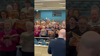 City of Glasgow Chorus Messiah rehearsal - Hallelujah chorus