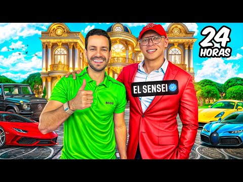 VIVIENDO un DÍA como MILLONARIO! Ft. El Sensei, Karinita & Delane