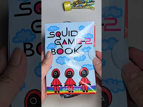 Squid Game 2 Game Book 오징어 게임2 게임북 #squidgame #gamebook #papercrafts #diy #diycrafts #asmr #오징어게임