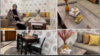 واخيرا تغيير في بيتي 🥰تغيير جدري بأقل تكاليف😉صالون جديد او ديكورات جداد