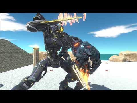 Pacific Rim: Gipsy Danger VS. Obsidian Fury! - Animal Revolt Battle Simulator