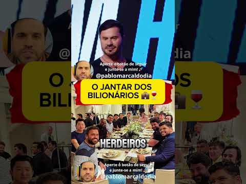 Jantar de Luxo: Pablo Marçal e Renato Cariani Revelam Tudo 🍷💼