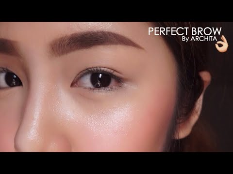 How to "วิธีการเขียนคิ้วเป๊ะ" | Archita Station