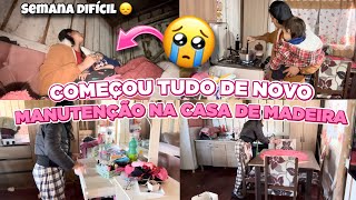 ESTOU ME SENTINDO CANSADA + COMEÇOU TUDO DE NOVO 🥺 CUIDANDO MEU LAR COM AMOR 🏡💕