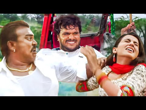 ए महावीर तू जेतना के भेजवे सब के मार देम | Khesari Lal, Akshara Singh, Sanjay Pandey Action Scene