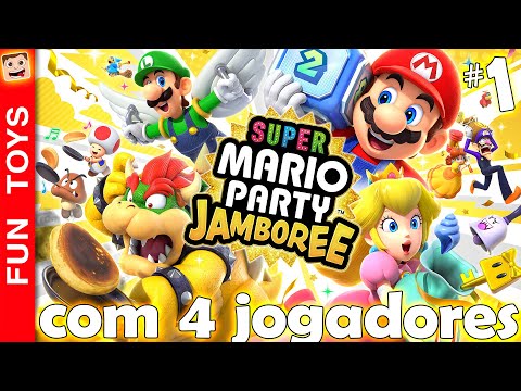 Super Mario Party Jamboree #1 - COM 4 JOGADORES! Veja as NOVIDADES da mais NOVA versão do jogo!