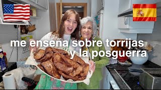 Haciendo Torrijas con la Abuela Española de mi Novio