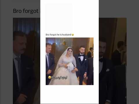 Bro just wanna enjoy his wedding ☺️😂