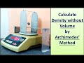 Archimedes' Principle and Density Concepts