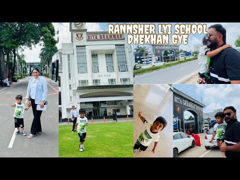 Reactions of🫣 Rannsher’s First Visit To School | Eh Aukha hi Jaya Kru | Pinder Pawan