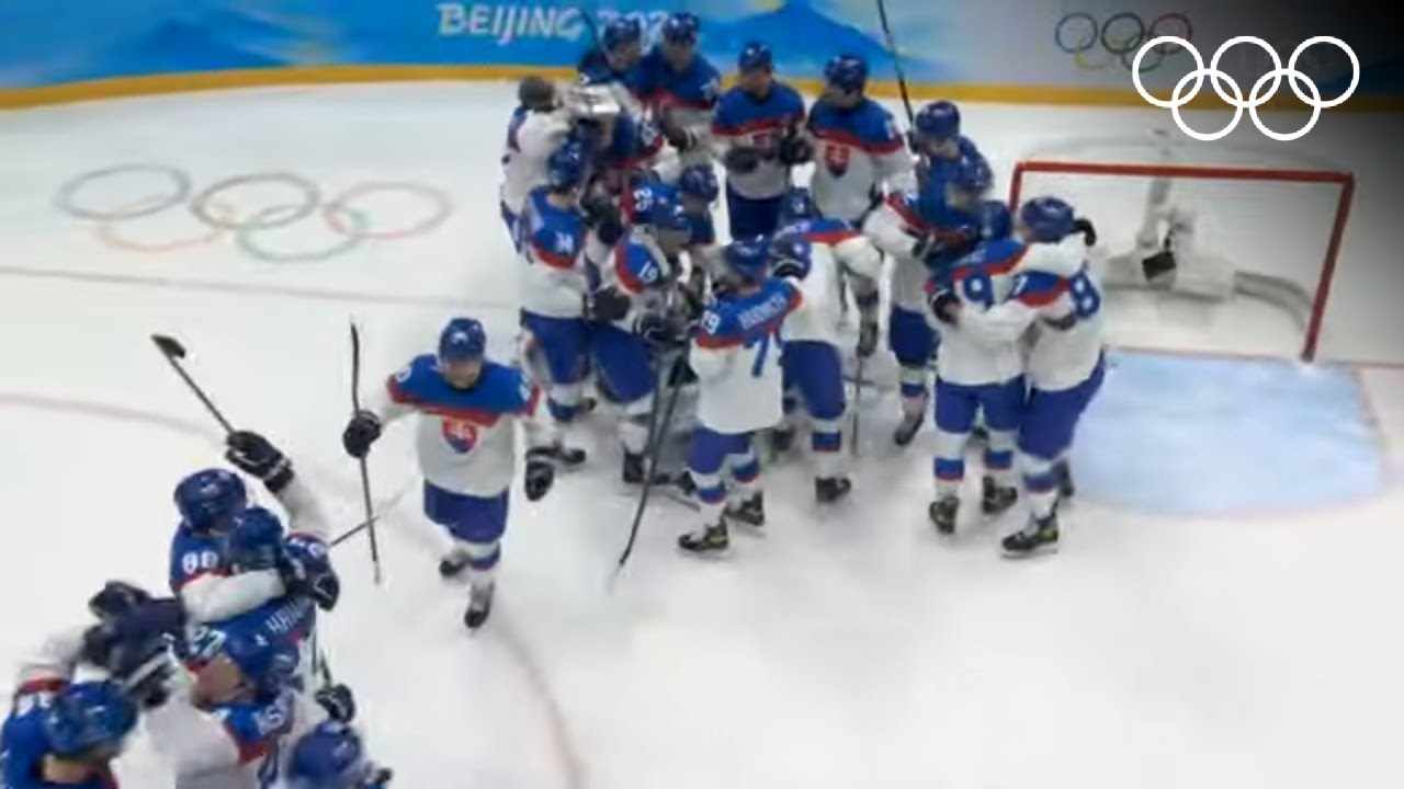 Slovakia upsets USA in Men’s Ice Hockey | Highlights Beijing 2022 | USA v Slovakia ￼