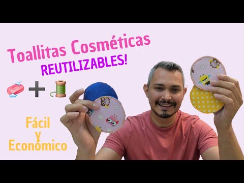 Cómo Hacer Toallitas Desmaquillantes Reutilizables con Retazos de Tela | Costura Fácil y Rápida