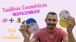 Cómo Hacer Toallitas Desmaquillantes Reutilizables con Retazos de Tela | Costura Fácil y Rápida