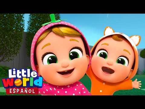 Lluvia lluvia Vete Ya 🎤 Canciones Infantiles 🎶 Little World 👶🏻🌎 Dibujos animados para niños