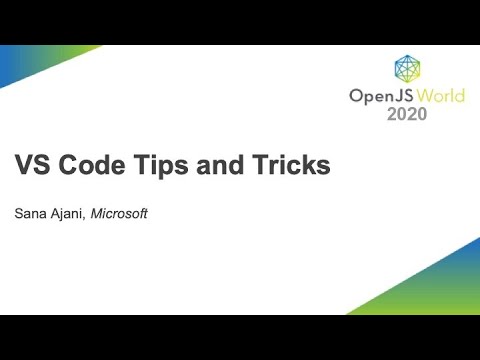VS Code Tips and Tricks