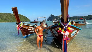 [Phi Phi Island] The most beautiful beach in the world. Tarzan VLOG