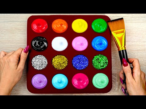 Easy Painting Tutorial｜How to Draw Acrylic Moonlight Landscape