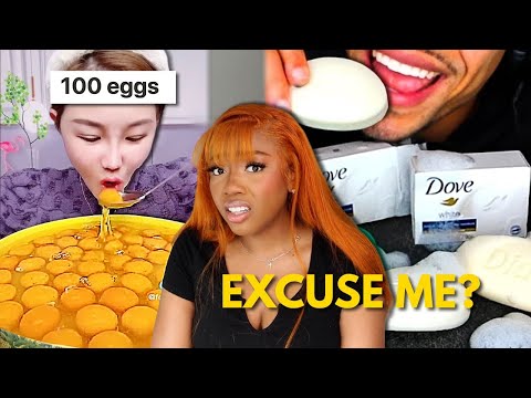 TikTok Mukbangs are BIZARRE.
