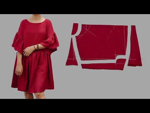 🦋 Babydoll Dress | Easy to cut and sew