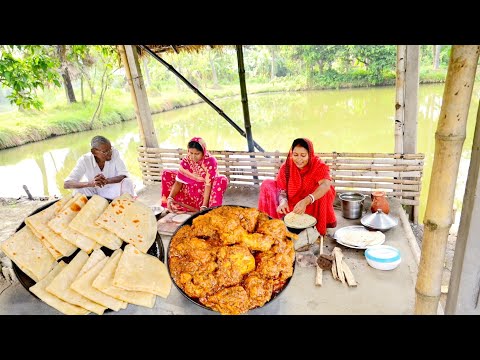 একদম কম তেল দিয়ে পকেট পরোটা সাথে দারুন স্বাদের চিকেন কষা রান্না করলাম সাথে জমিয়ে খাওয়া