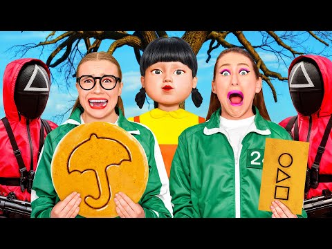 لعب لعبة الحبار في تحدي الحياة الحقيقية 2 | حاول الفوز في ألعاب الحبار BaRaDa Challenge