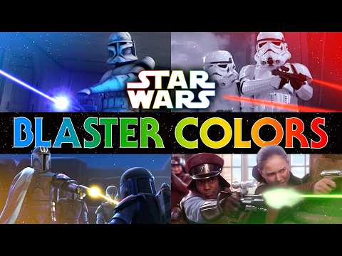 What Different Blaster Bolt Colors Mean