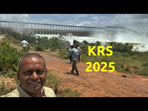 After 84 years, KRS Dam released water in June Krishna Raja Sagara Dam across the river Kaveri gates