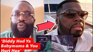 Rick Ross DESTROYS 50 CENT For Calling Him Gay & CROSSES THE LINE By Mentioning His Kid