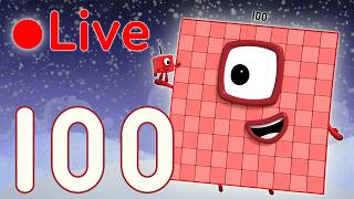 🔴 Aventuras espaciales - Contando del 1 al 100! | 123 Aprende a Contar | Numberblocks en Español