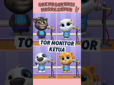 TOM X AND FRIENDS TOR MONITOR KETUA SAK MASAK NASI SAYUR VIRALL❗Kalian suka❓#shorts #subcribe