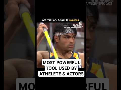 Most Powerful Tool used by Athletes, Actors and Successful People is AFFIRMATION
