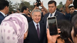 ПРЕЗИДЕНТ НАМАНГАНДА КУТИЛМАГАНДА ХАЛҚ ОРАСИГА КИРДИ