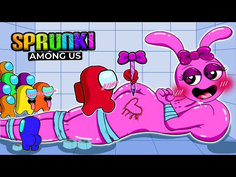 Among Us IGNORES Sprunki PINKI FOR 24 HOURS in House of Horrors | ANIMATION
