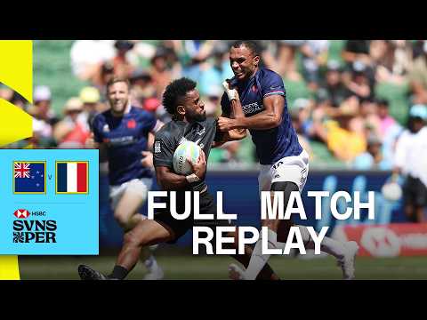 Les Bleus overpower All Blacks | New Zealand v France | Perth HSBC SVNS 2024 | Full Match Replay