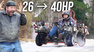 Reviving Our 4 ENGINE, 4WD, GO KART (848cc) for a Backyard Hillclimb