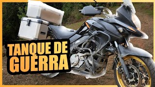 BOTANDO A SUZUKI V-STROM NA ESTRADA E MOSTRANDO PORQUE ELA É A MELHOR