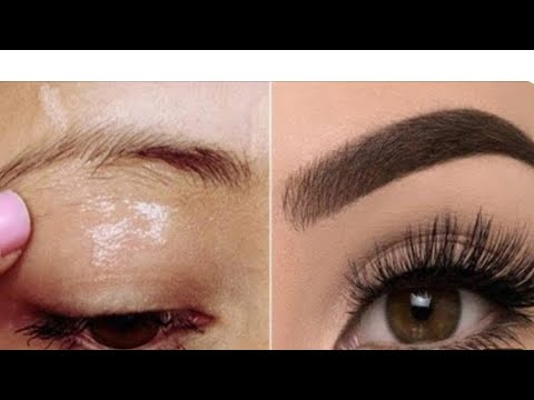 وصفةطبيعية لتكثيف الحواجب وتقوية شعرها وملأ فراغاتها/بمكونات آمنة و طبيعية متواجدة بكل بيت