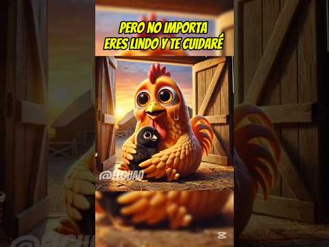 🐔 El GALLITO que se convirtió en PAPÁ 🐣#historias #reflexiones #animales
