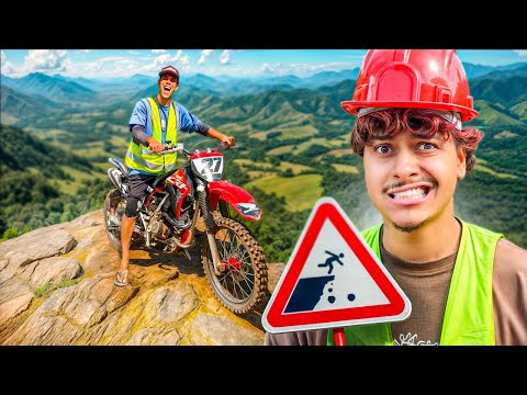 JHON APRENDEU A ANDAR NA MOTO DE TRILHA QUE ACHAMOS NO LIXÃO!