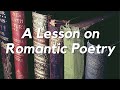 Romantic Literature Concepts and Themes