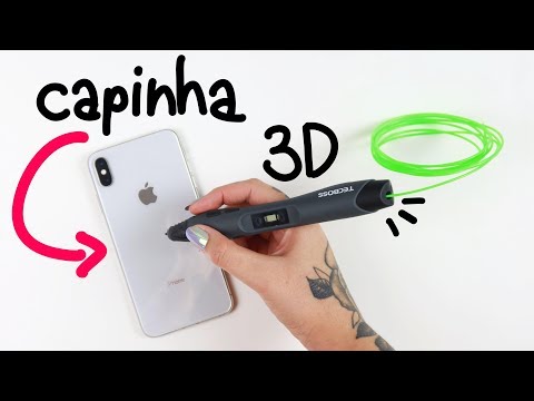 FIZ UMA CAPINHA DE CELULAR COM A CANETA 3D - SERÁ QUE FICOU BOM?
