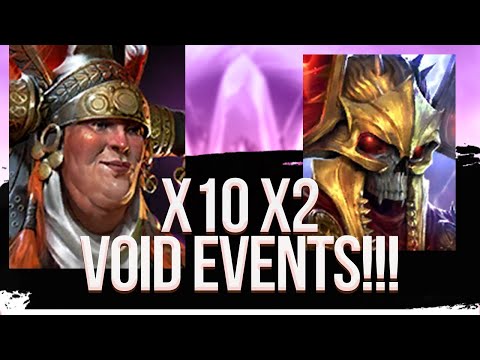 🚨 x2x10 VOID EVENT🚨 - PLARIUM NEWS [8th DEC 2021] | Raid Shadow Legends